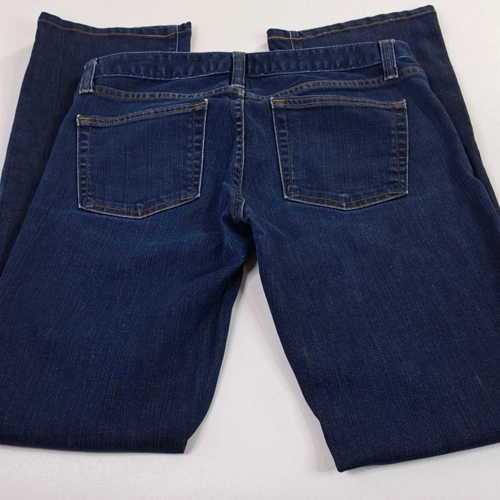 J. Crew Low Rise  Bootcut Blue Jeans Size 26R - Picture 3 of 16